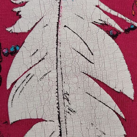 Vintage 80s Screen-Stars Shirt Womens Large 20x25 Pink - Picture 9 of 12